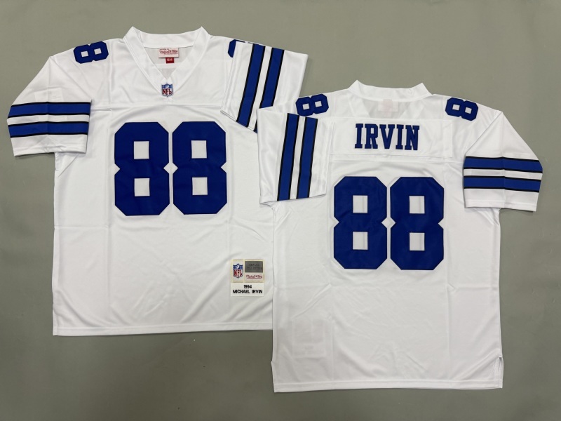 Men 2025 Nike Dallas Cowboys #88 Irvin White Throwback Limited NFL Jersey 001